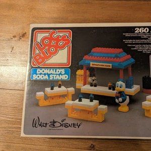 Vintage Donald Duck Soda Stand Lock Blocks